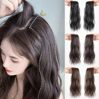 Almofada de ondulação de água curta peça de cabelo feminino invisível simulação Natural extensão do cabelo aumentar o Vo