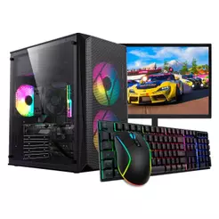 PC Gamer, Intel Core Core i5, GT 610 2GB, 8GB DE RAM, SSD 120GB, Completo com Monitor + Periféricos