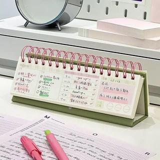 Goiaba Relógio Diário Pequeno Calendário de Mesa Dia Mês Plano Semanal Estudante Escritório Classe Desktop High-A