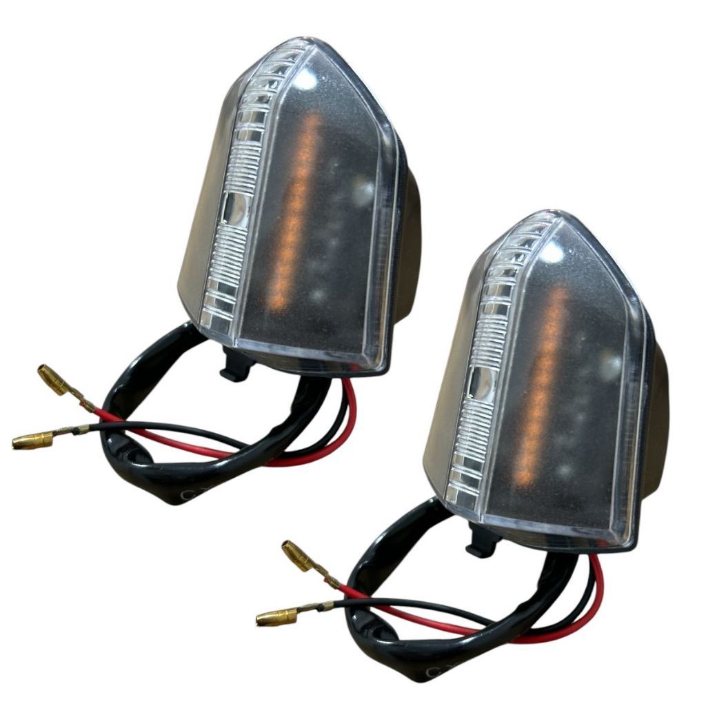 Par Pisca De Led Modelo Pop 110i 2016 Até 2024 Lente Cristal — imagem 2 de 2