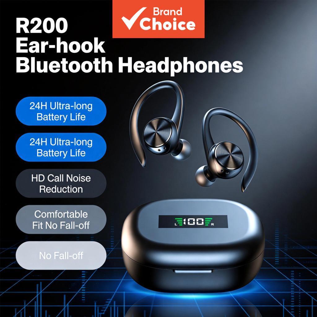 SPRISE R200 Fones de Ouvido TWS Sem Fio Bluetooth Cancelamento de Ruído Fones HiFi Portáteis Mini de Longa Duração para