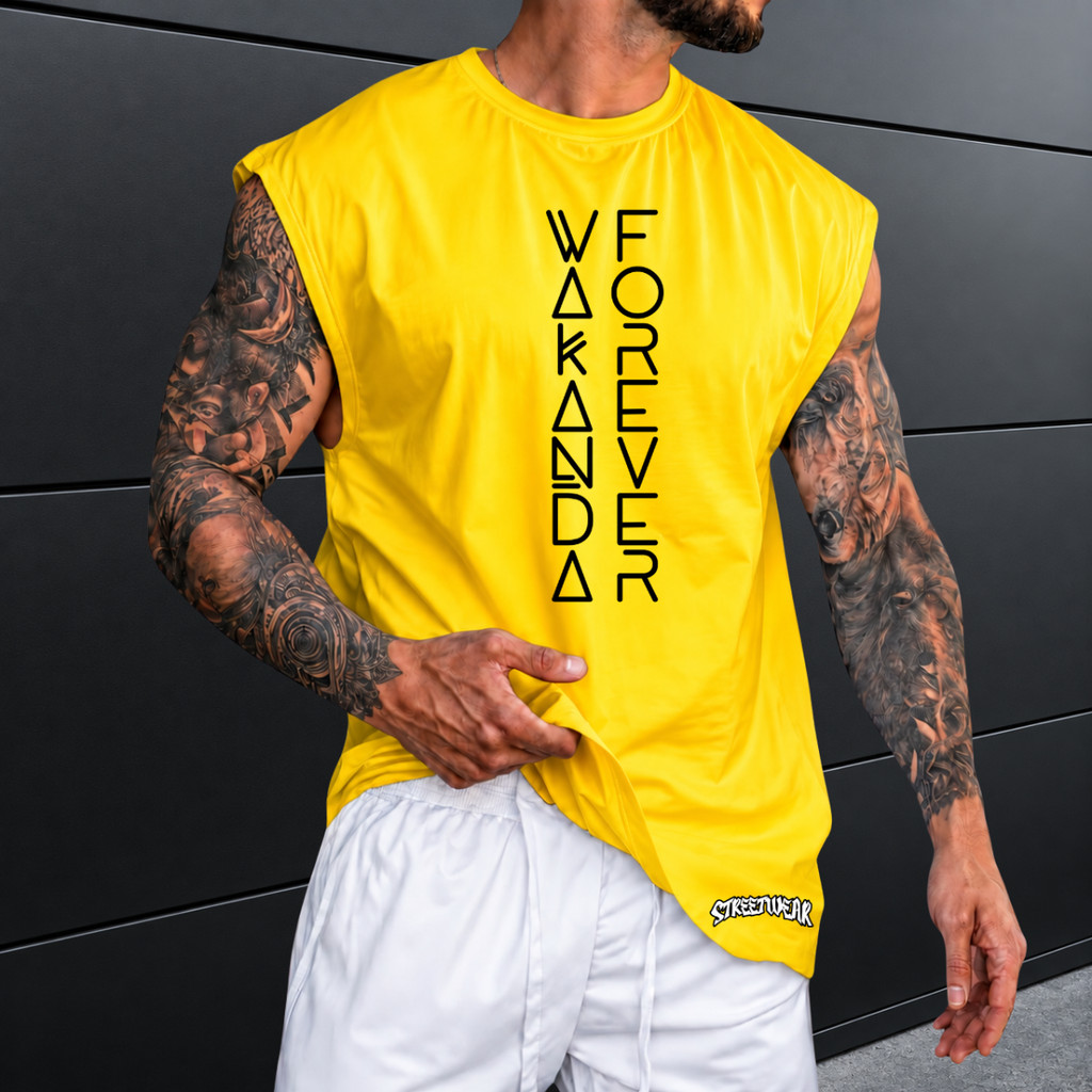 Regata Machão Oversized 100% Algodão Camiseta Cavada Musculação Streetwear Treino Praia Academia