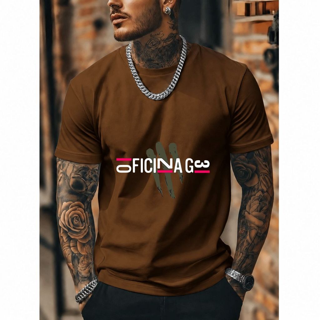 [Premium Algodão Puro]TAC Camiseta Oversized Streetwear Masculino e Feminino, Estampa Moderna, Casuais, 100% Algodão, Id