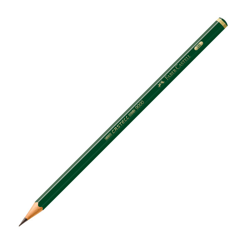 Lápis preto 2B 9000 319002 Faber-Castell