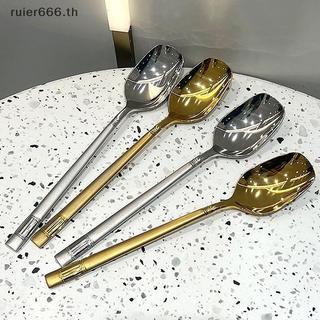 ruier Colher De Cabeça Quadrada Com Cabo Longo , Lanterna , Melancia De Aço Inoxidável , Suprimentos De Cozinha Doméstic
