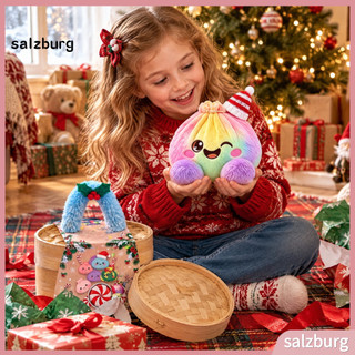 < salzburg > Brinquedo De Pão De Pelúcia Fofo , Ornamento De Alívio De Ansiedade De Mesa , Sensorial Macio E Mole , Pres