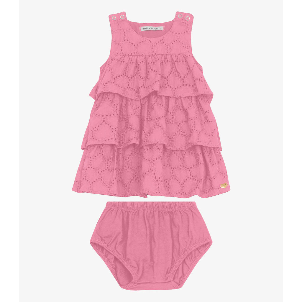 Vestido com Calcinha Trick Nick Rosa
