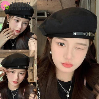 Chapéu De Pintor HOUR , Algodão Respirável Octogonal , Boina Casual Ajustável À Prova De Vento Com Fivela De Metal , M7T