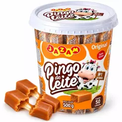 Pingo de Leite Tradicional Jazam 500g 50 Unidades