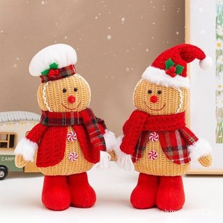 Boneco de Gengibre de Natal Idealistas, Enfeites Criativos, Decorações de Festa, Decoração de Cena, Adereços de Hotel e