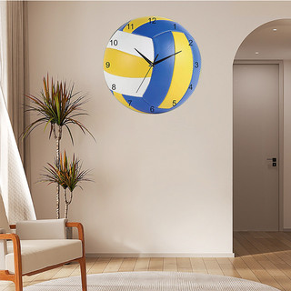 Basquete futebol criativo relógio de parede elegante requintado mudo quarto sala estar redondo relógio decorativo perfur