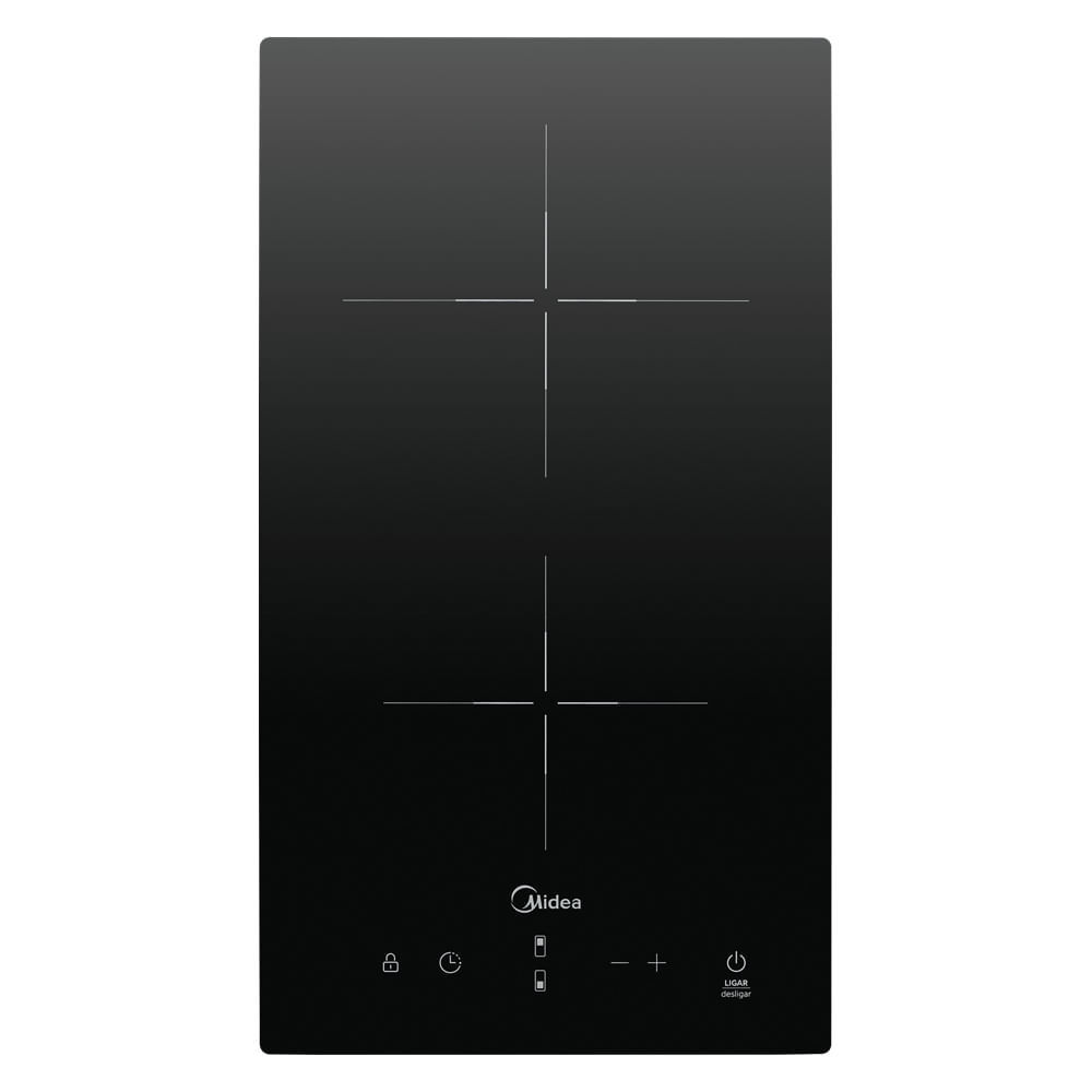 Cooktop 2 Bocas Elétrico Vitrocerâmico Midea