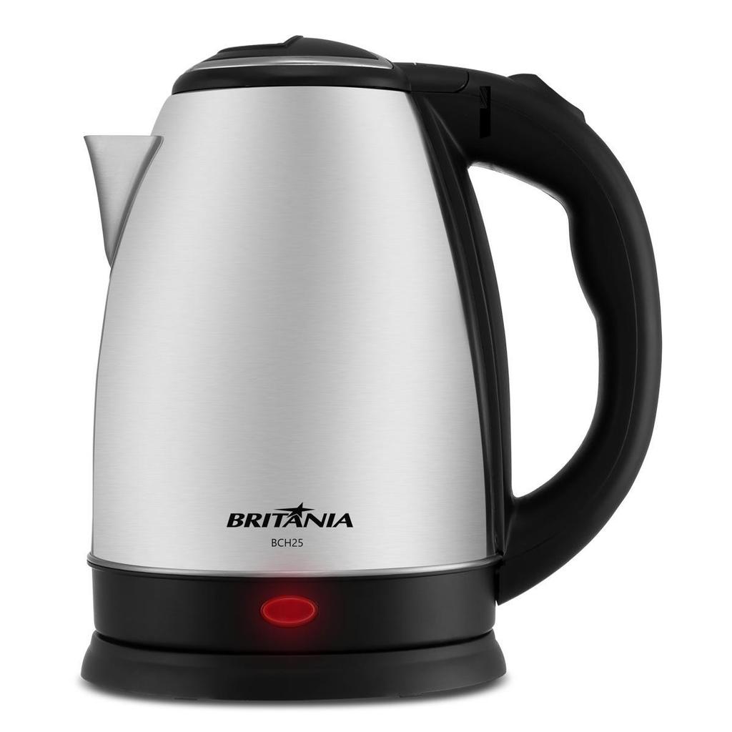 Chaleira Elétrica Britânia BCH25 2L Inox — oferta na Shopee