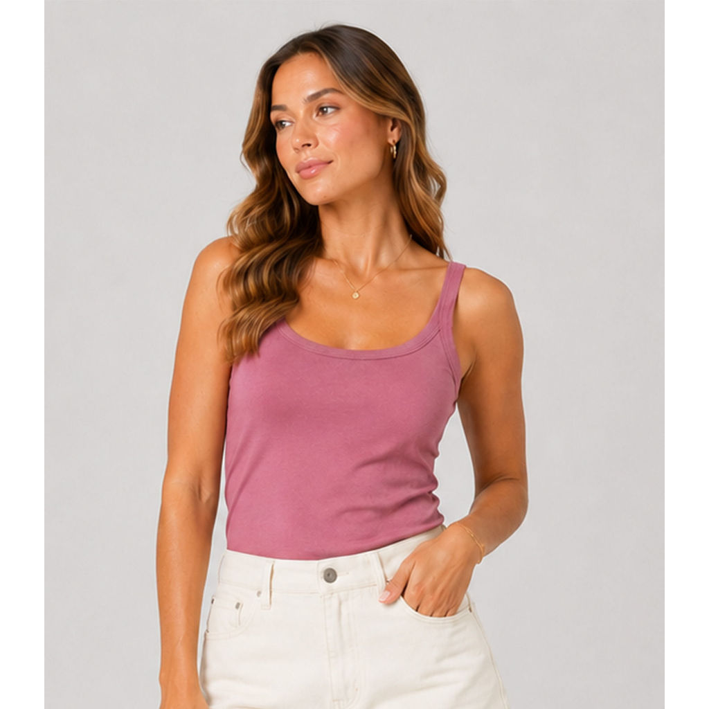 Regata Feminina Cotton 30 Básica KO Vermelho