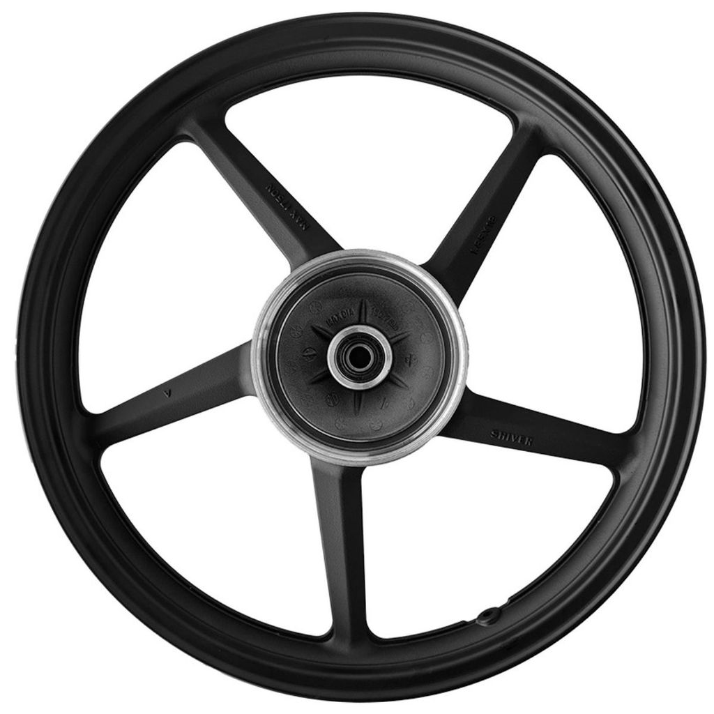 Roda Traseira de Liga Leve Ybr Factor Fazer 125 150 Freio Tambor shiver 5 Palitos DO BRASIL · foto 2