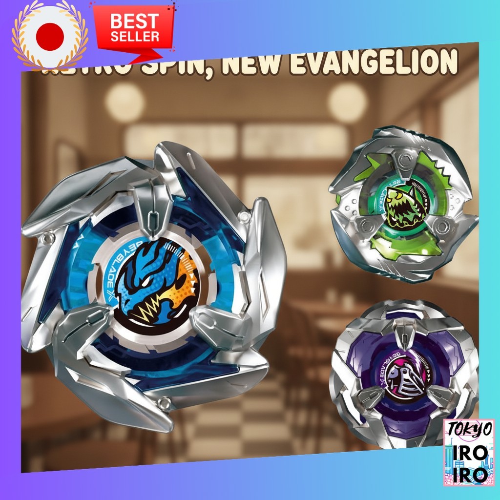 Beyblade X Evangelion Deck Set CX-00 Edição Limitada Pré-Venda Original Importado do Japão