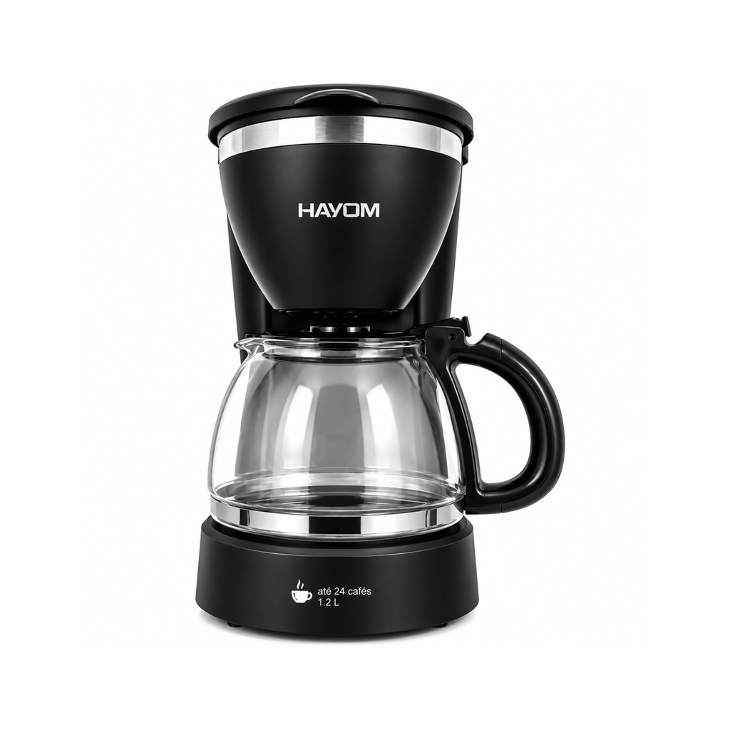 Cafeteira Elétrica 1.2L 24 Xícaras Família Pro 110V Hayom — oferta na Shopee