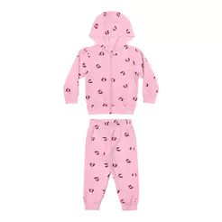 Conjunto Infantil Menina Moletom Cachorrinhos Elian Rosa