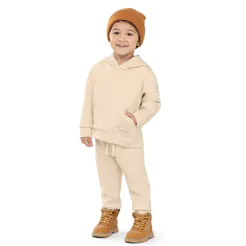 Conjunto Infantil Menino Manga em Puff Colorittá Bege