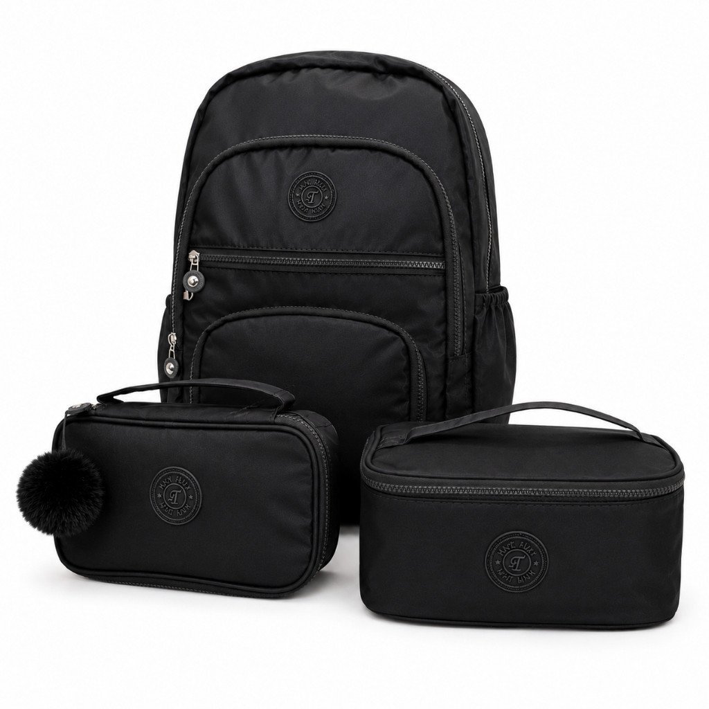 Mochila Bolsa Feminina Impermeável Grande Resistente Notebook Escolar Faculdade Viagem Moderna
