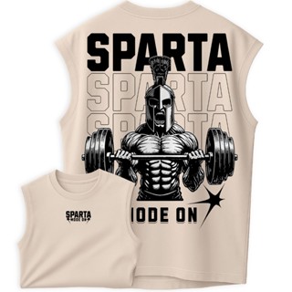Regata Oversized Sparta Academia Treino Musculação Estilo Maromba em Oferta na Shopee