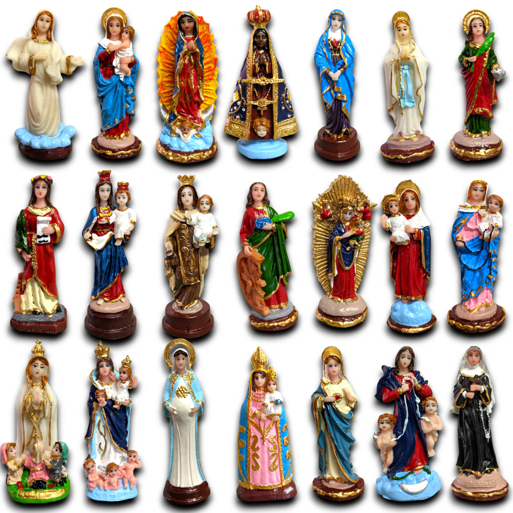 Imagens de Santos Miniaturas Diversos Resina - Modelos Femininos
