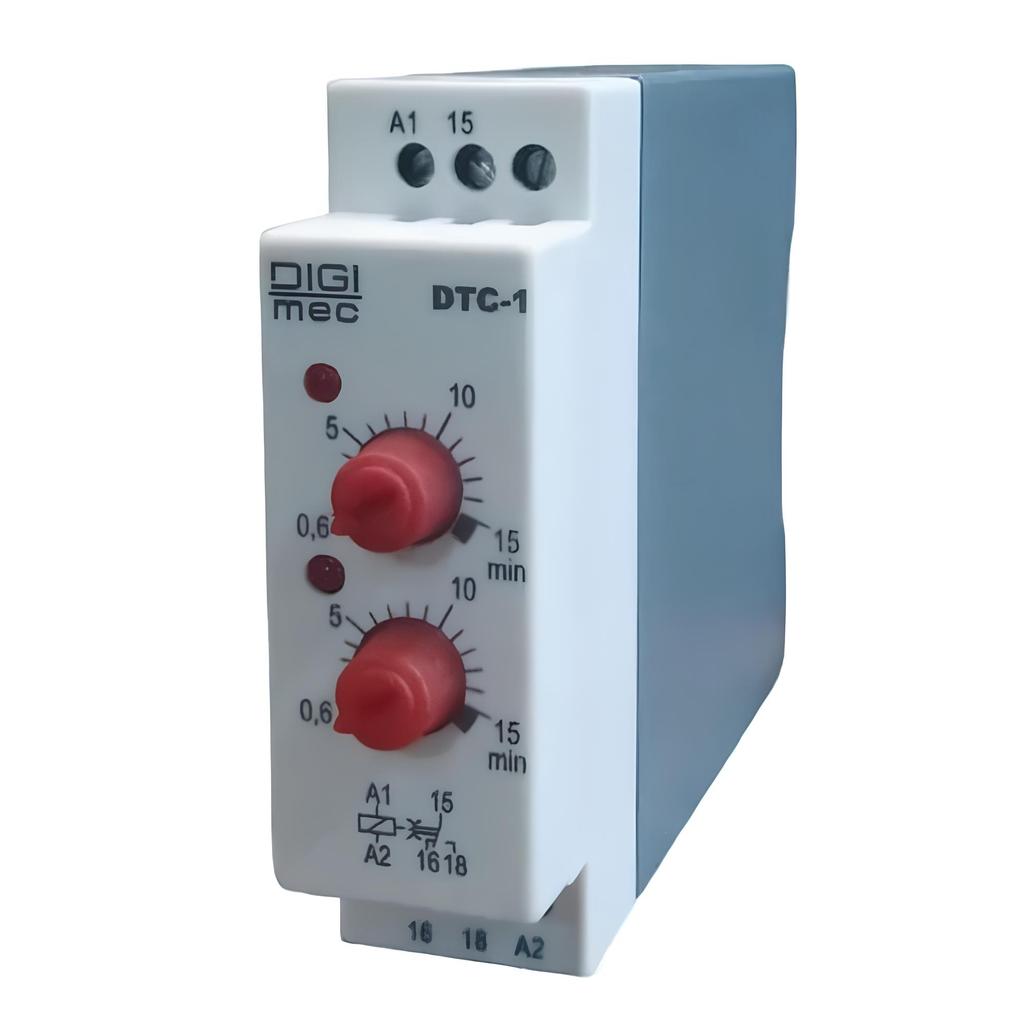 DTC-1 RELE TEMPO CICLICO 0,6-15MIN 220VCA DIGIMEC