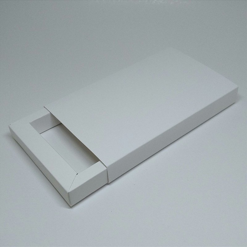 10un. Caixa para 01 Barra Chocolate 100g - Branco em Oferta na Shopee