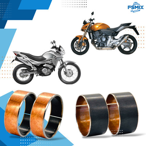 Kit Bucha Garfo Bengala Nx400 Falcon Bronzina Cb600f Hornet — imagem 2 de 2