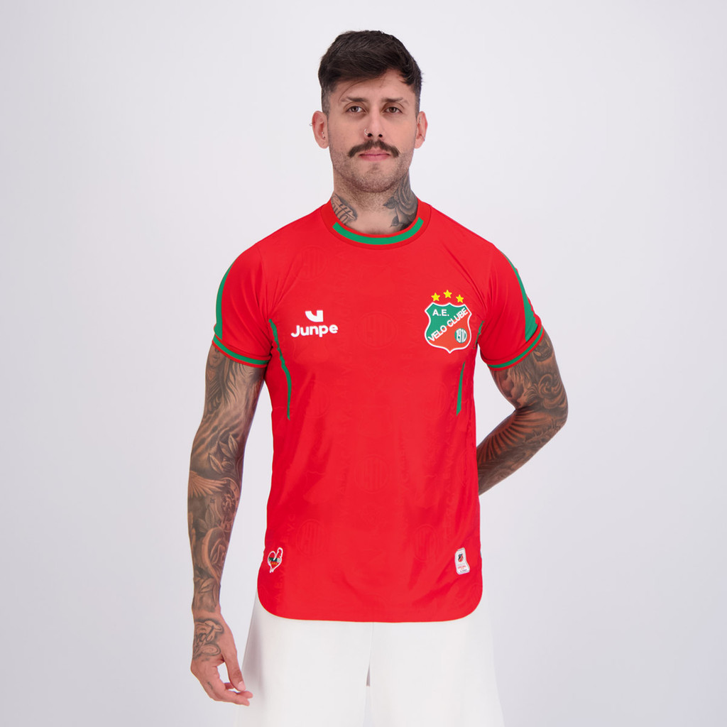 Camisa Junpe Velo Clube I 2026 Vermelha