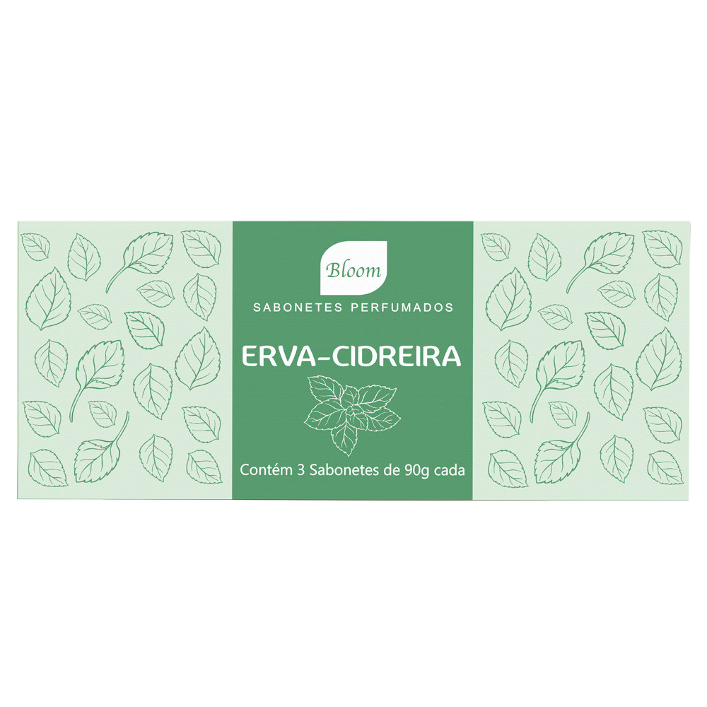 Sabonete Erva-Cidreira Est c 3 unid 90g cada Aromati (01147)