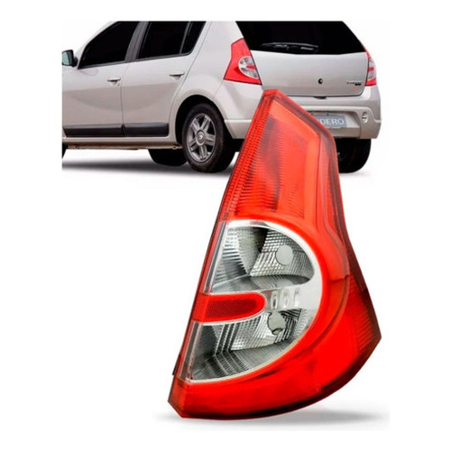 Lanterna Traseira Renault Sandero 2008 2009 10 2011 Bicolor em Oferta na Shopee