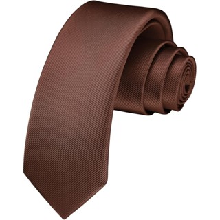 HISDERN Gravatas MASCULINA Gravata Social Slim Marrom Padrinhos Noivos Casamento Congressos Eventos em Oferta na Shopee