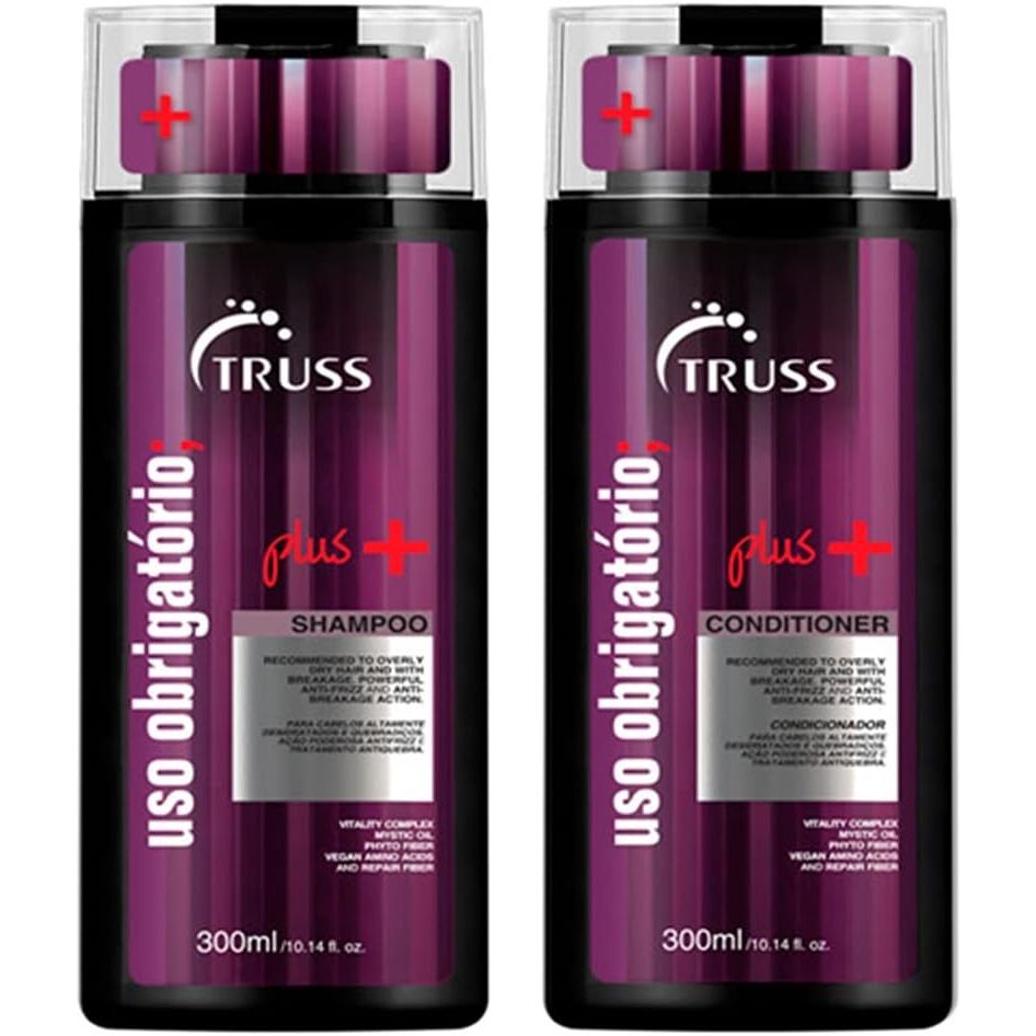 Truss Kit Shampoo e Condicionador Uso Obrigatório Plus 300ml em Oferta na Shopee