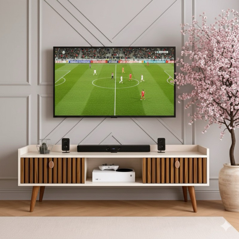 Rack Bancada Sala Classic New Life para Tv até 50 Polegadas, 32pol 40pol Com Pés Sala Quarto Cinema em Oferta na Shopee