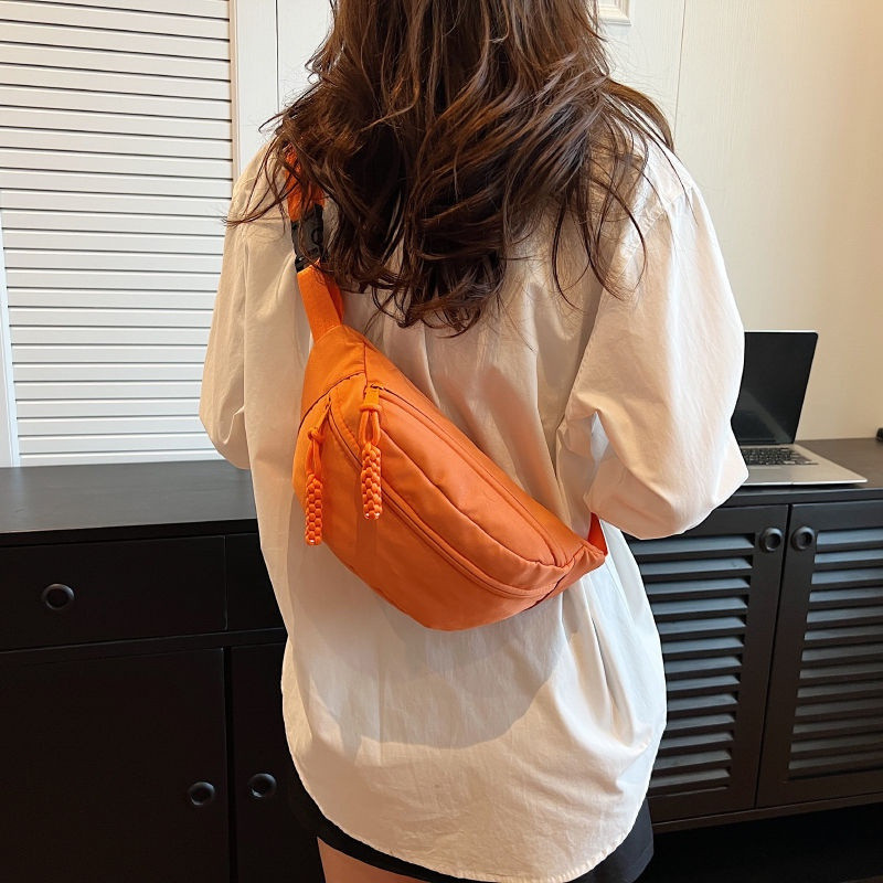 Peito saco de lazer Lona 2023 moda crossbody bag de volta esportes masculinos peito saco nicho Fanny pack chelaohemy.my 