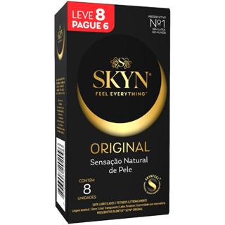 Preservativo SKYN Original Leve 8 Pague 6 unidades em Oferta na Shopee