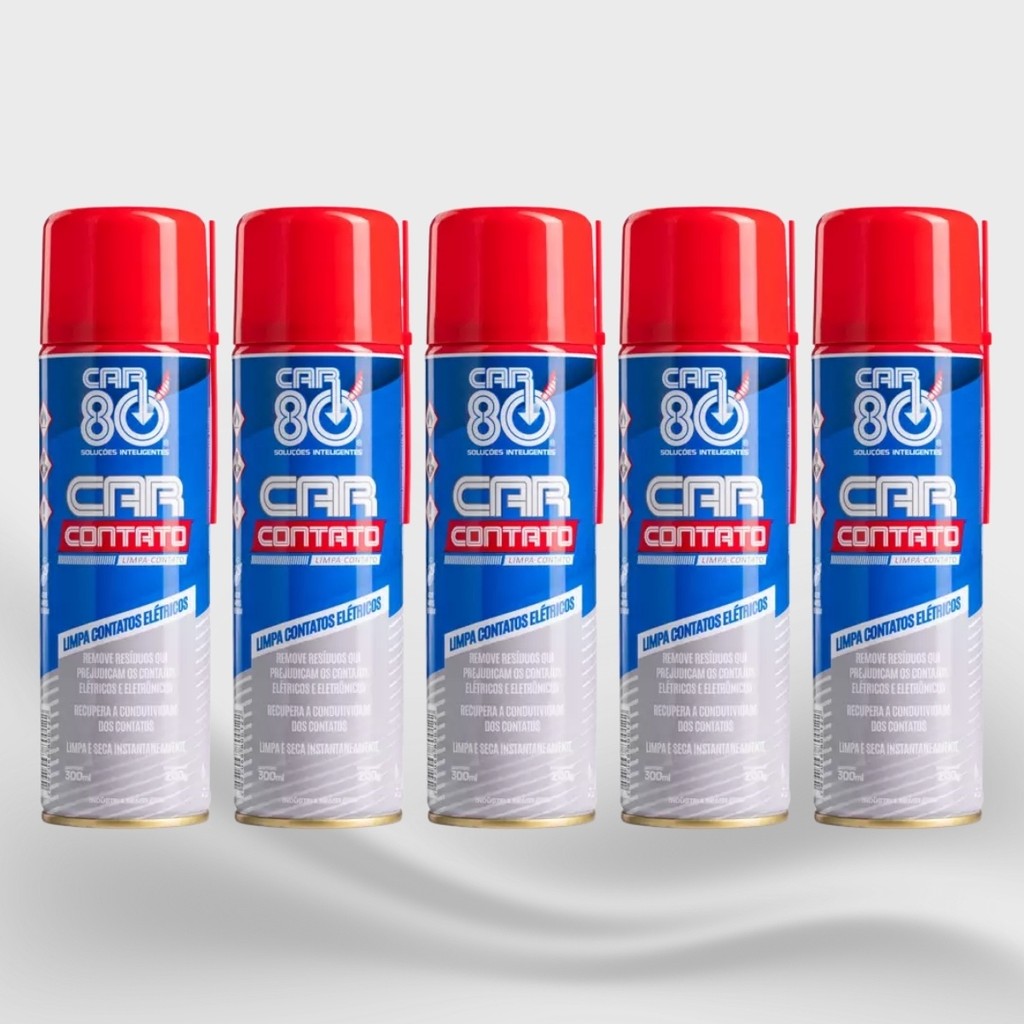 Limpa Contato Car80 Spray Seca Rapido Para Placas Automotivas e Eletrônica / Hardware