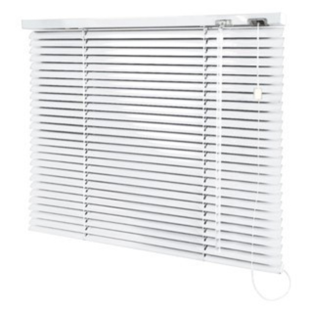 Persiana Horizontal PVC 50mm Branca para Janela – Cortina para Cozinha, Sala, Banheiro e Escritório