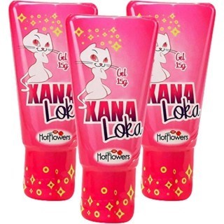 KIT Lubrificante Intimo Feminino 3 Xana Loka SEX SHOP Produtos Hot Flowers em Oferta na Shopee