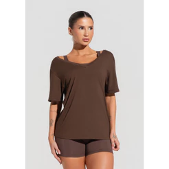BLUSA FEMININA COM DECOTE V SOUL DLK