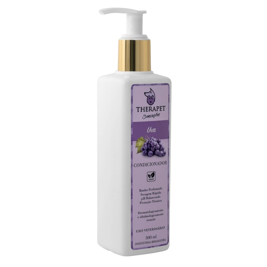 Condicionador Uva Sensações Cães E Gatos Therapet 300ml