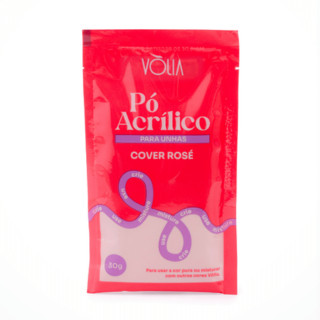 Vólia Sachê de Pó Acrílico Cover Rosé 30g em Oferta na Shopee
