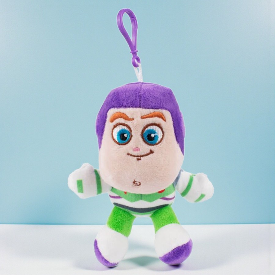 Chaveiro Buzz Lightyear de Pelúcia - Toy Story - 16cm - Disney Original - 1 unidade - Rizzo