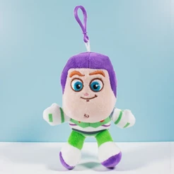 Chaveiro Buzz Lightyear de Pelúcia - Toy Story - 16cm - Disney Original - 1 unidade - Rizzo