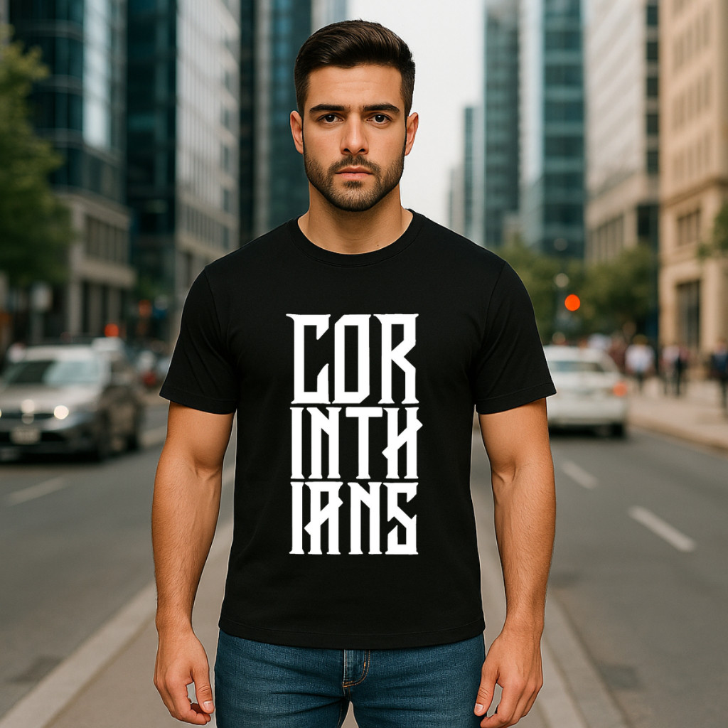 Camisa Camiseta T-Shirt Corinthians Time Futebol Timão Blusa 100% Algodão Unissex