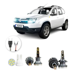 Kit Ultra Led Nano Renault Duster 2011 A 2014 H1 H7 30000lm