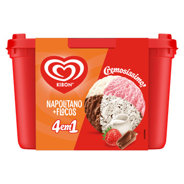 Sorvete 4 em 1 Cremosíssimo Kibon