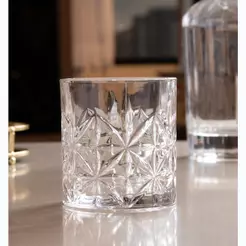 Copo Baixo Stella 300ml Vidro Wolff para Água Sucos Drinks Coquetéis Mesa Posta Bar em Casa Usos Diário Elegante Prático