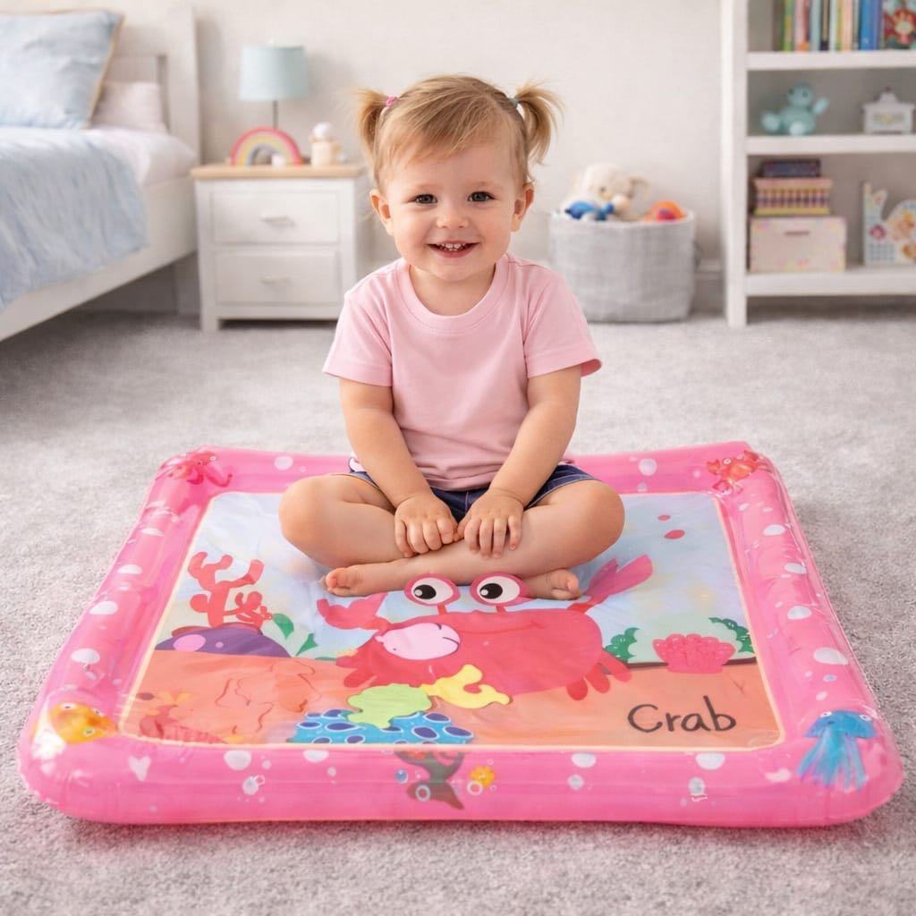 Tapete Infantil Divertido Inflável Com Água Interativo Bebê Menina Menino em Oferta na Shopee